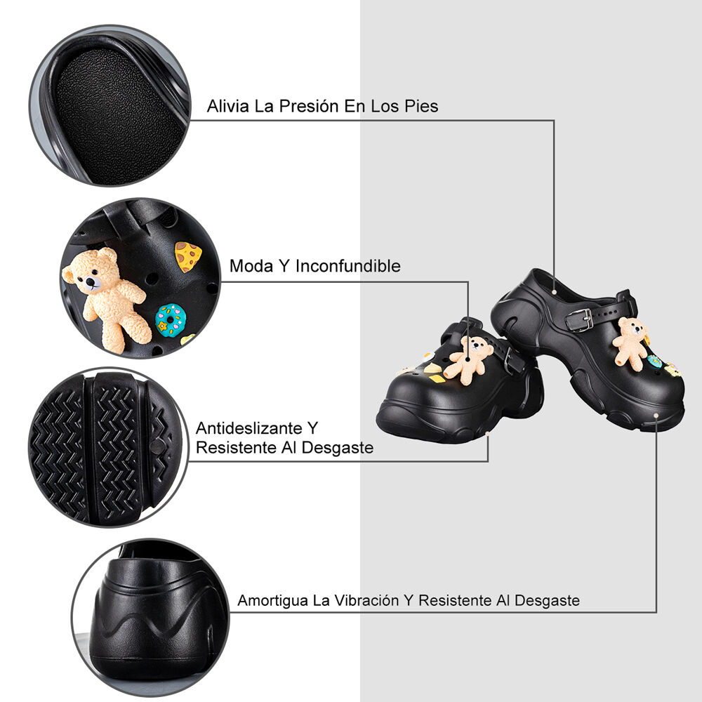 Zueco Confort Moda Mujer Weide Gh139 image number 9.0