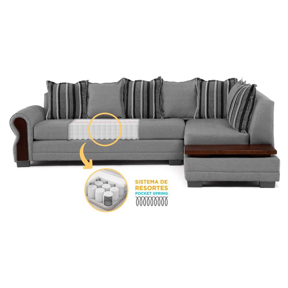 Sofá Seccional Living Factory Dakota Derecho / 5 Cuerpos image number 2.0