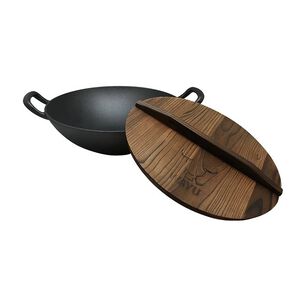 Disco Hierro Fundido 32 Cm Wayu Con Tapa Asado Parrilla Cocina