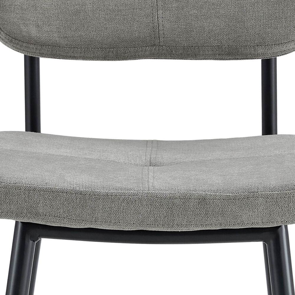 Pack 2 Pisos De Bar Con Espaldar Acolchado Gris image number 4.0