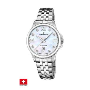 Reloj C4766/1 Candino Swiss Blanco Mujer Couples Classic