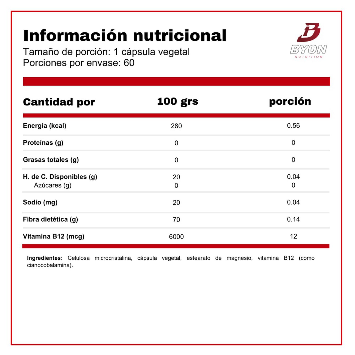 Vitamina B12 12mcg image number 1.0