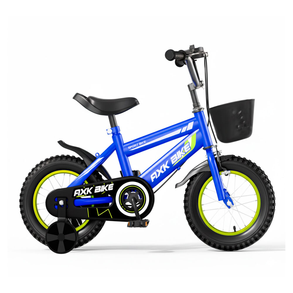 Bicicleta Aro 12 Infantil Con Ruedas De Apoyo Y Canasto image number 0.0