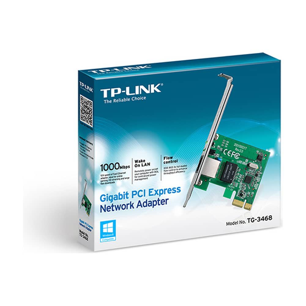 Tarjeta De Red Pci Express Gigabit Tp-link Tg-3468 - Conectividad Ethernet De Alta Velocidad image number 1.0