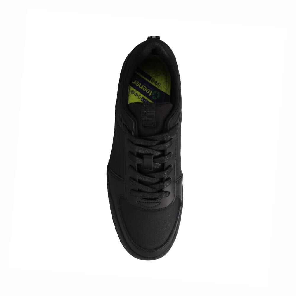 Zapatilla Escolar Hombre Teener Newcourt Negro image number 3.0