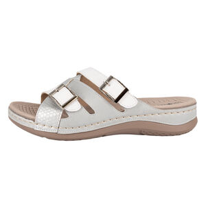 Sandalia Druk Plateado Passer