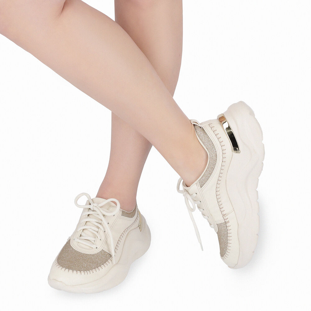 Zapatilla Anabella Glitter Champagne Piccadilly image number 2.0