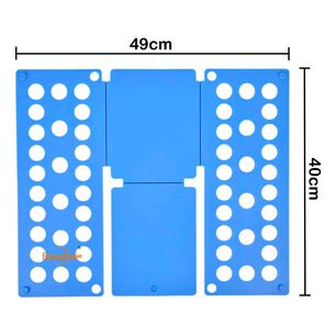 Organizador Doblador Ropa Infantil Tabla Plegable Azul