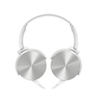 Audífono Extra Bass Micrófono 3.5 Mm Plug Estéreo Blanco