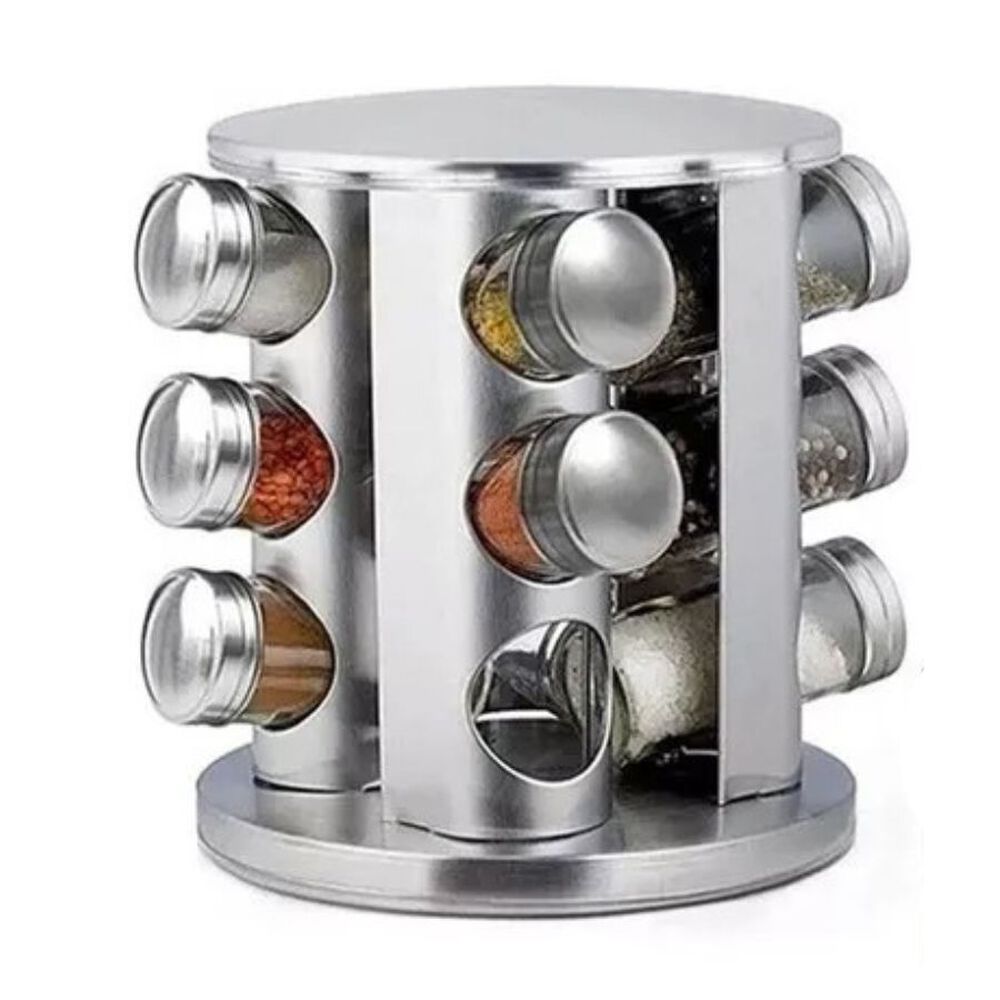 Rack Condimentero Especiero Giratorio Cocina 12 Pcs image number 0.0