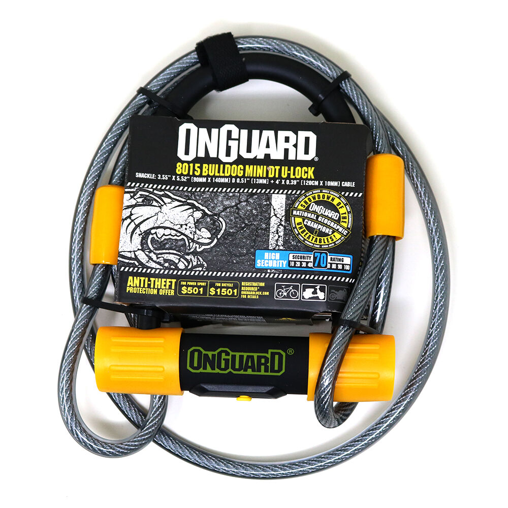 Candado Para Bicicleta On Guard Ulock Bulldog Con Cable image number 1.0