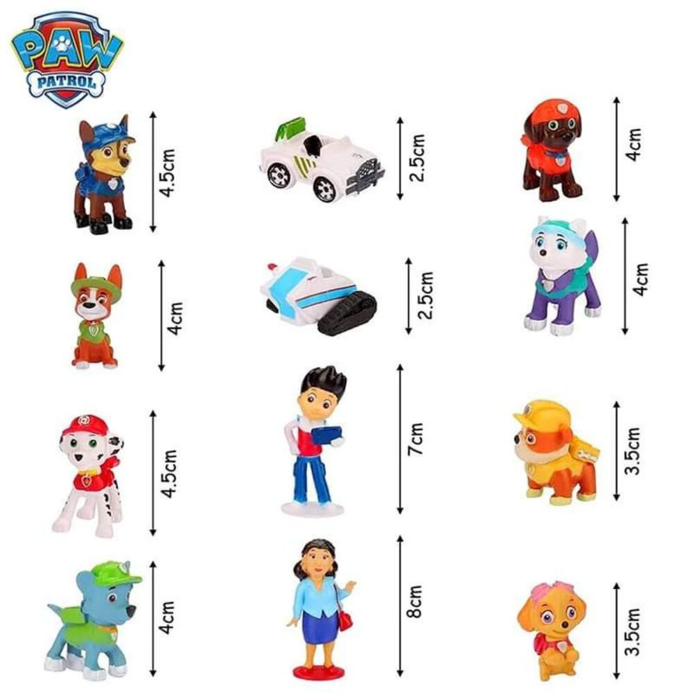 Pack 12 Figuras De Paw Patrol Pvc Duro image number 5.0