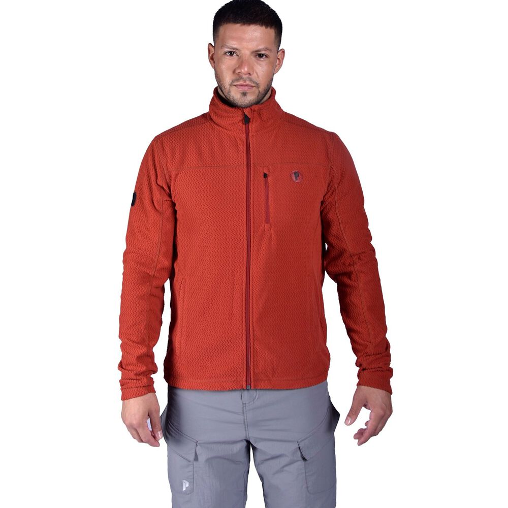 Polar Full Zipper Peak Performance Hombre Cress Rojo Oscuro image number 2.0