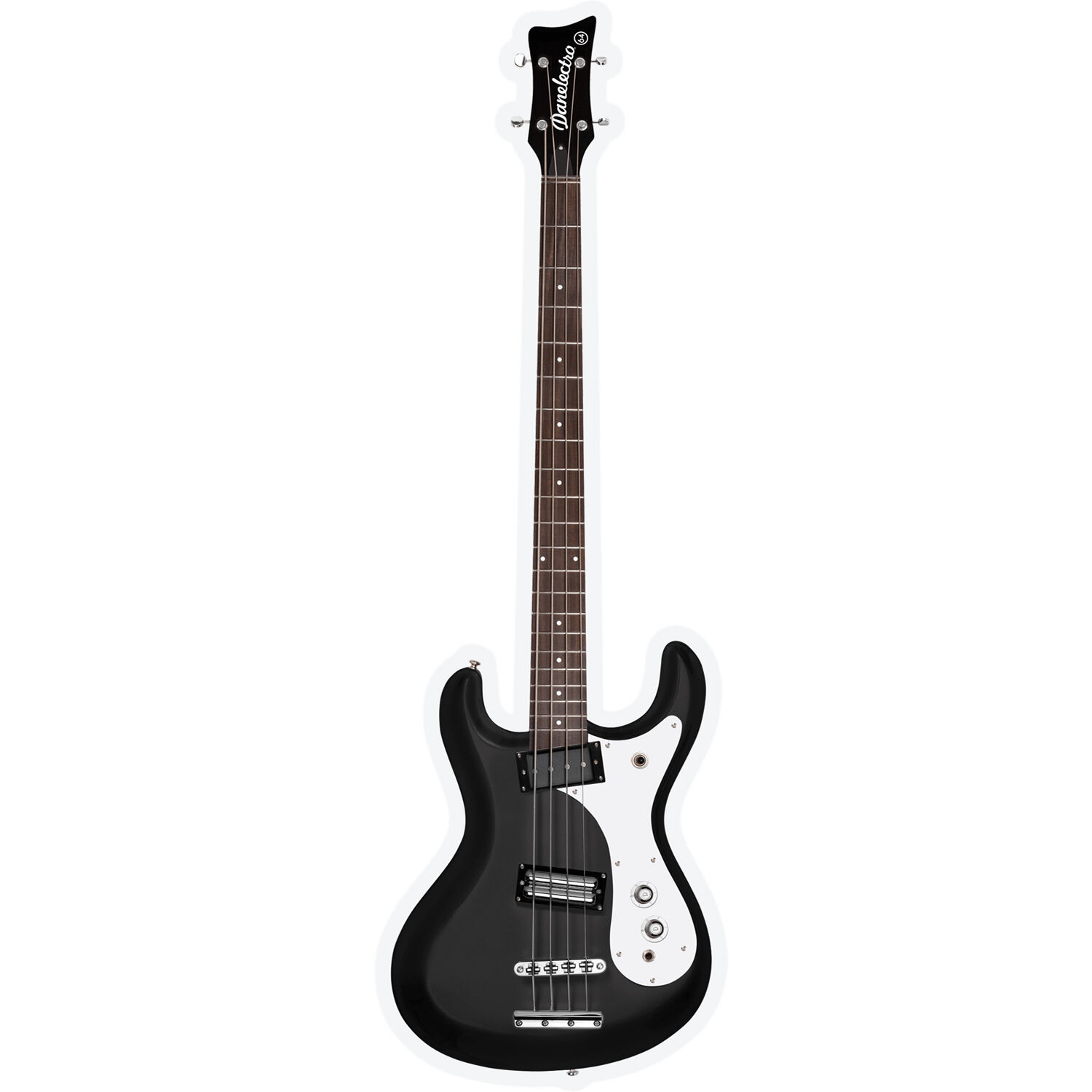 Bajo El&eacute;ctrico Danelectro 64 Bass Black Pearl image number 0.0