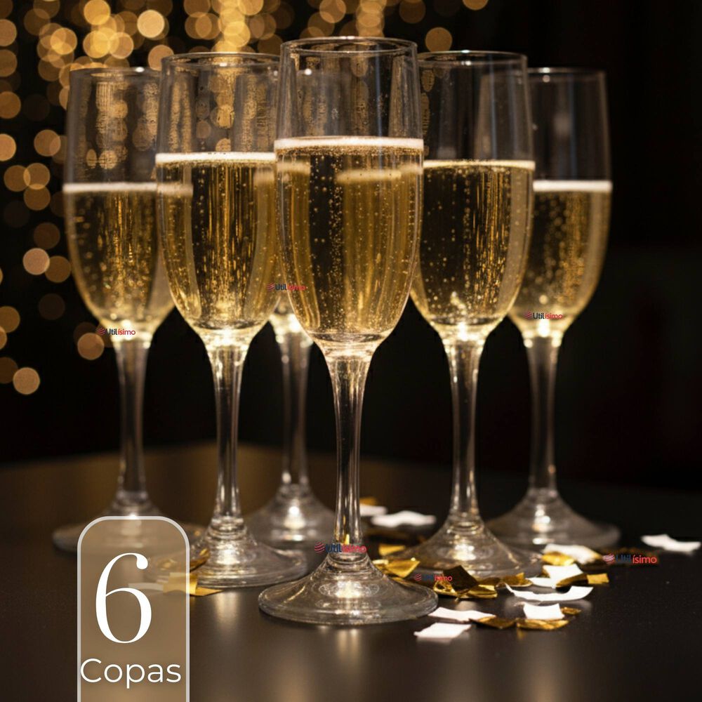 Set De 6 Copas De Champa&ntilde;a Espumante 180 Ml image number 0.0