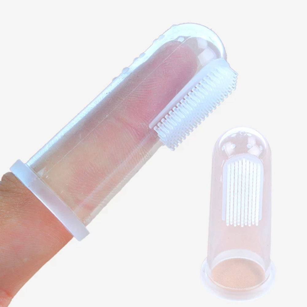 Cepillo Dientes Bebe Tipo Dedal Masajeador Encias Con Caja image number 1.0