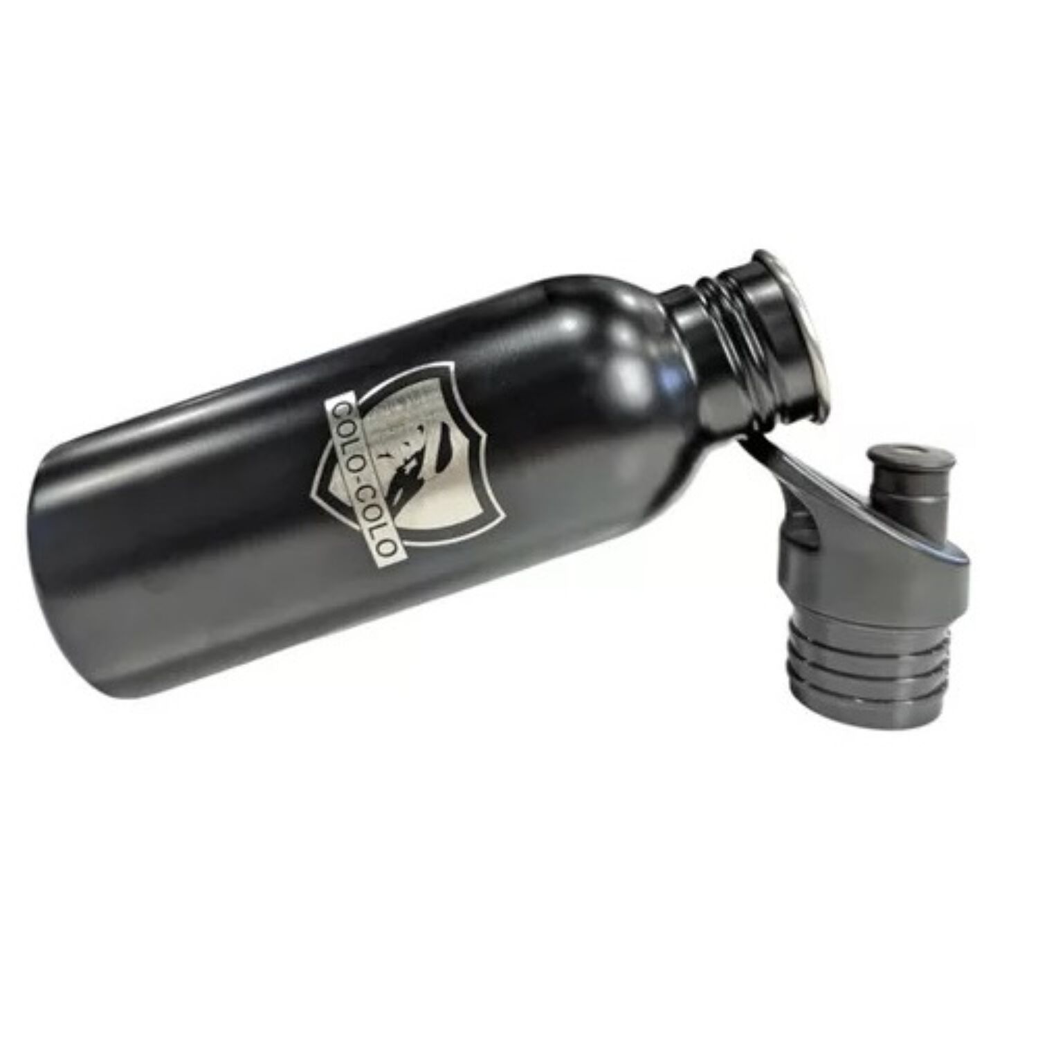 Botella Metalica Colo Colo 600ml Keep Color Negro image number 2.0
