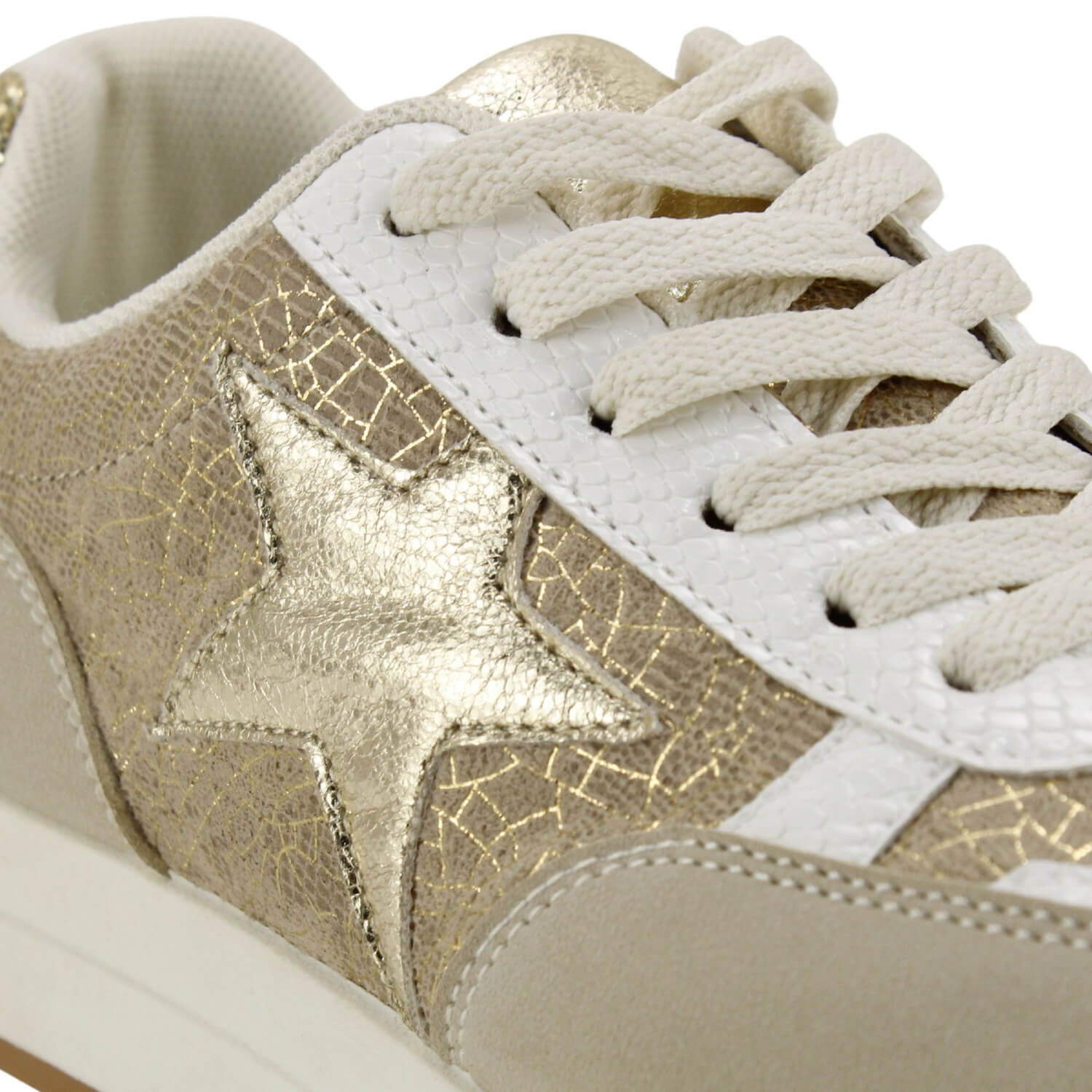Zapatilla Urbana Mujer New Walk Lrw-043 Beige image number 3.0