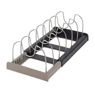 Rack Organizador Tapas Ollas Expandible Cocina Menaje Sart&eacute;n