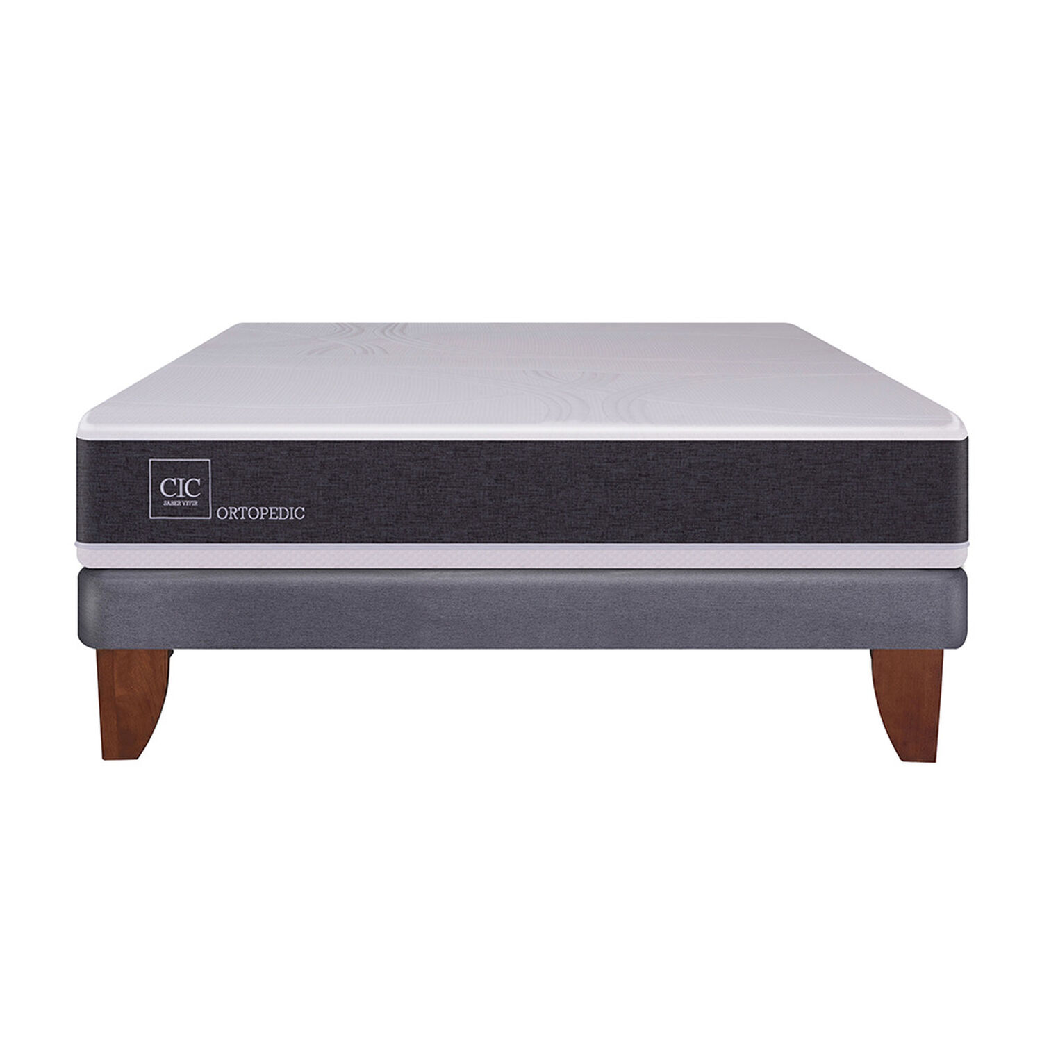 Cama Europea Cic New Ortopedic / 2 Plazas / Base Normal image number 1.0