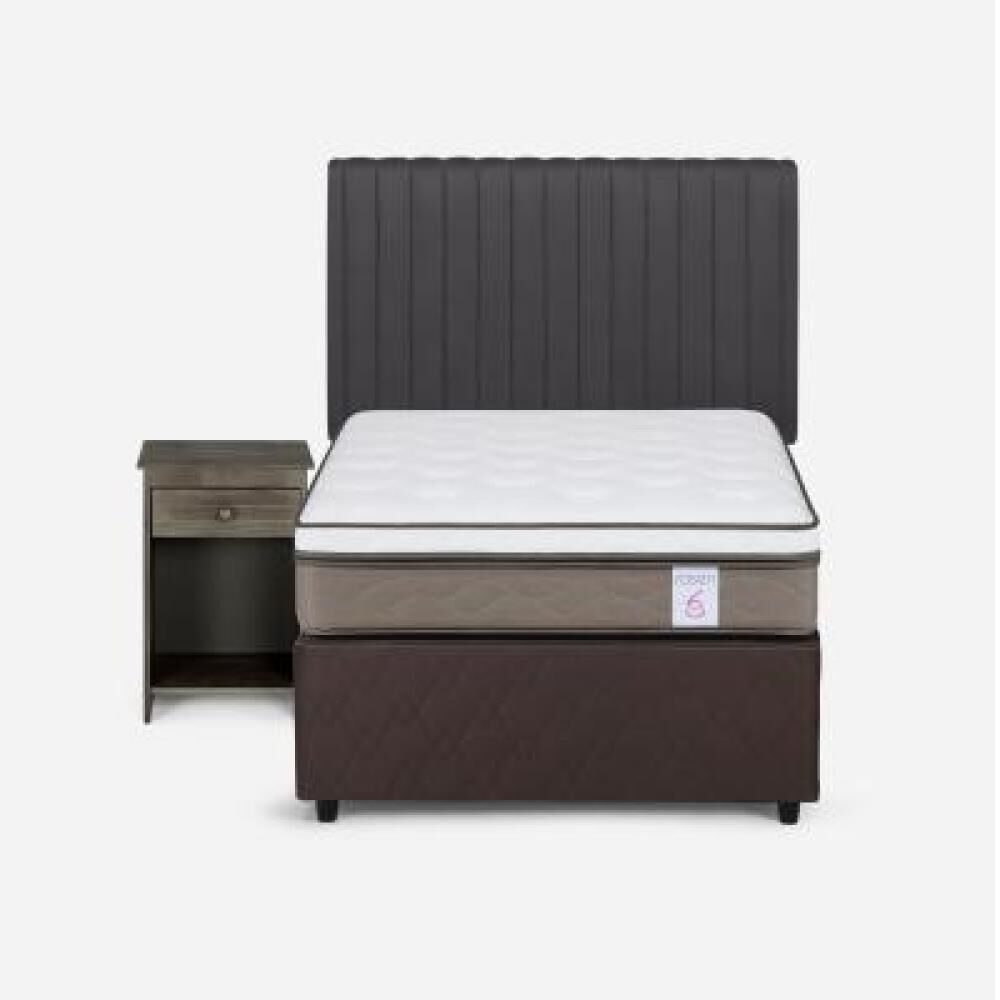 Cama Nido Rosen New Style 6 / 1.5 Plazas / Base Normal + Set De Maderas image number 5.0