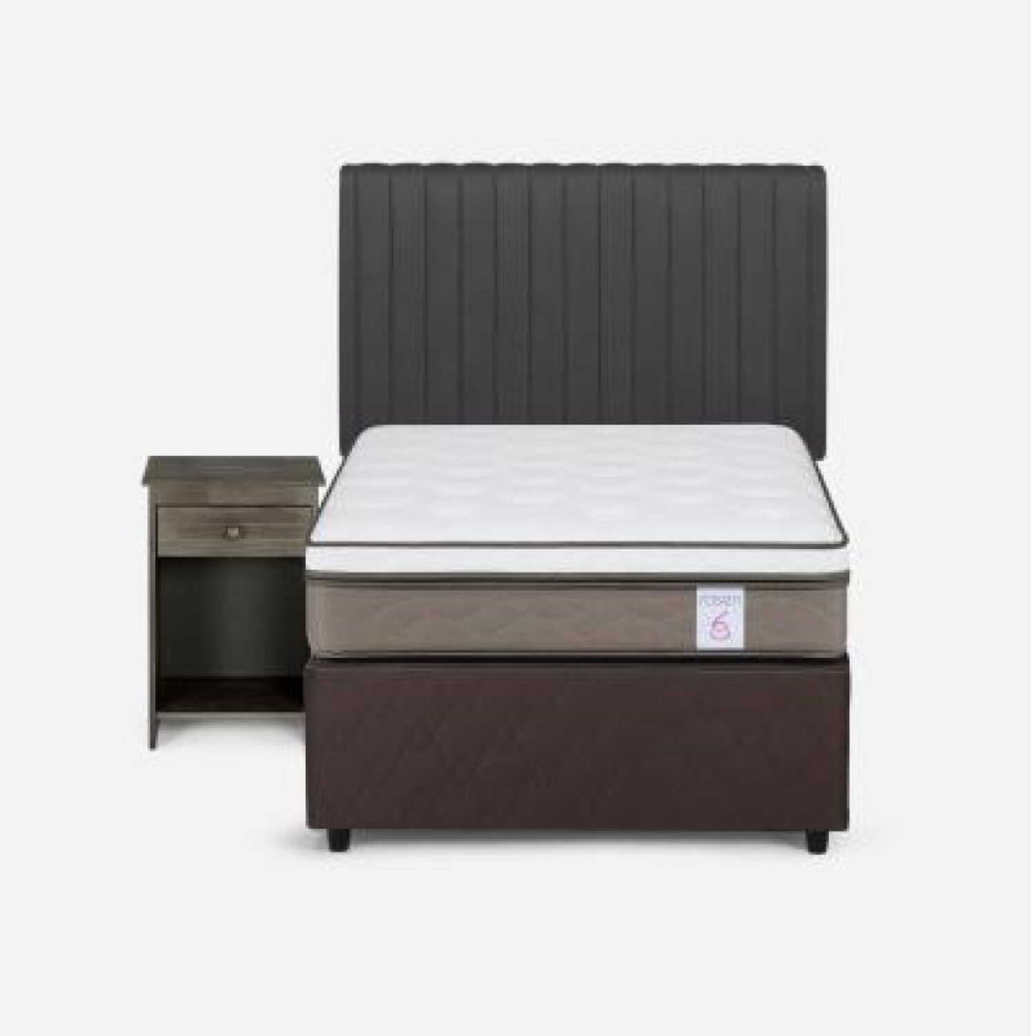 Cama Nido Rosen New Style 6 / 1.5 Plazas / Base Normal + Set De Maderas image number 5.0