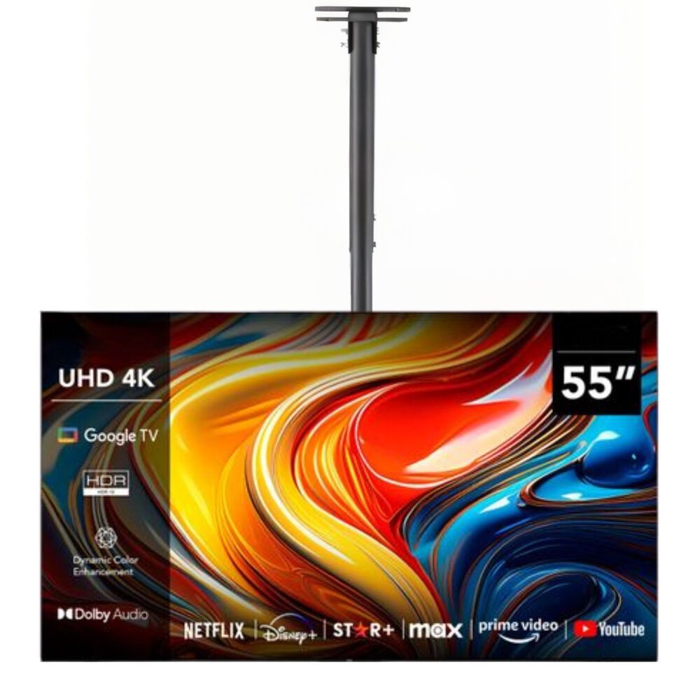 Soporte De Tv De 32" A 55" Para Techo De Acero Reforzado K89 image number 8.0