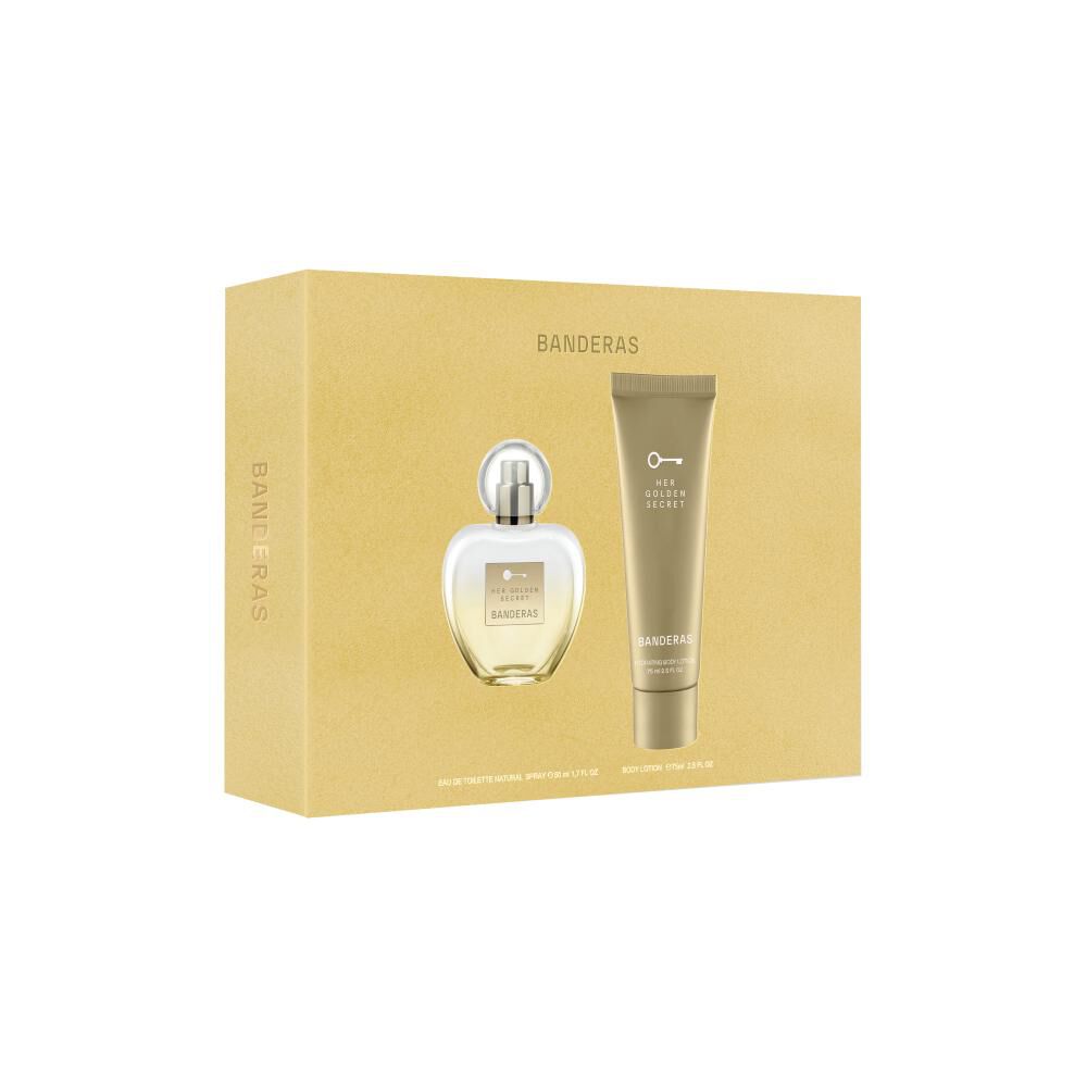 Banderas Mujer Estuche Her Golden Secret Eau De Toilette 50 Ml + Loción Corporal 75 Ml image number 1.0