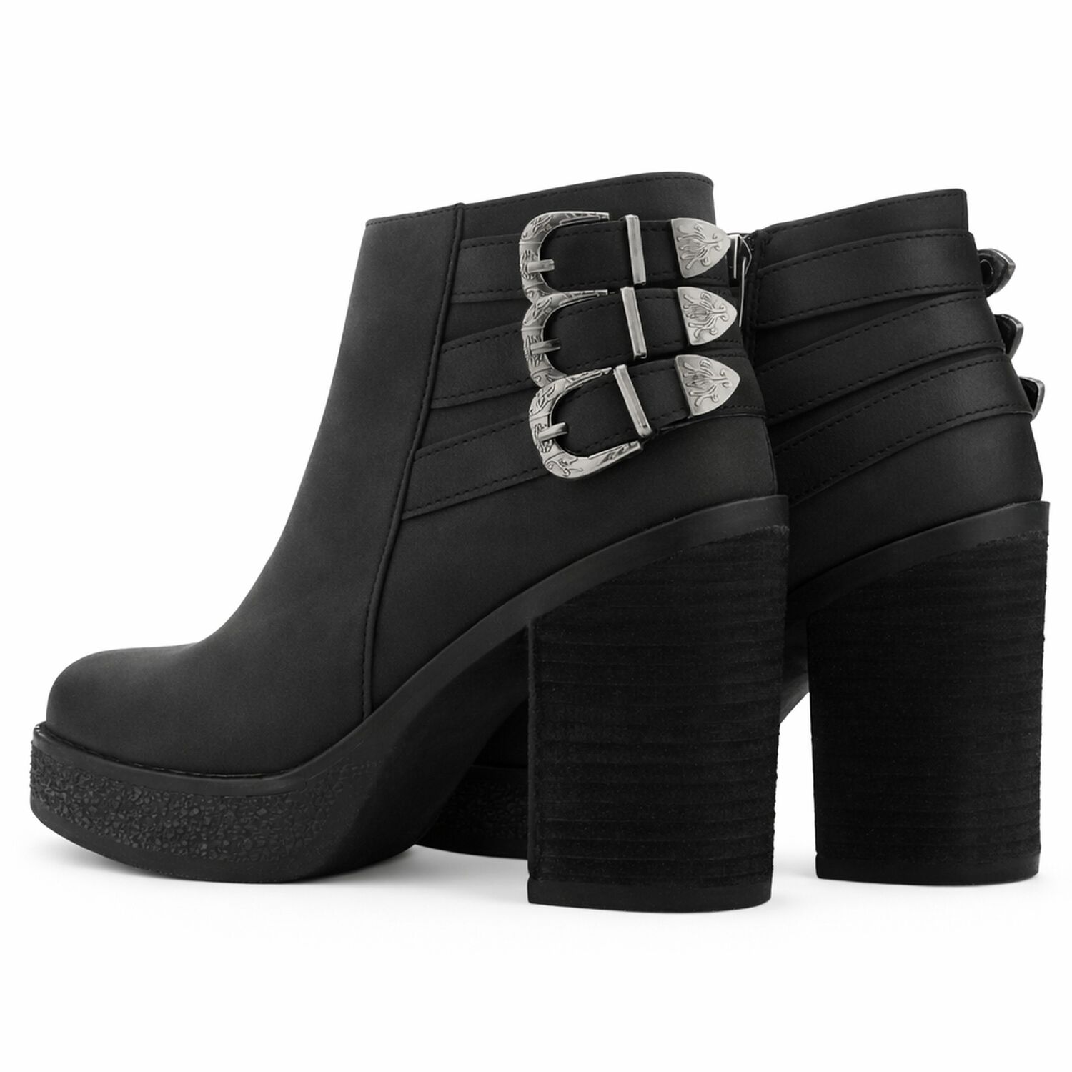 Botin Negro Mujer Casual Chalada Ella image number 5.0