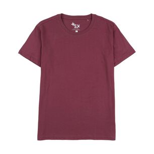 Polera Lisa Slim Manga Corta Cuello Redondo Hombre Skuad