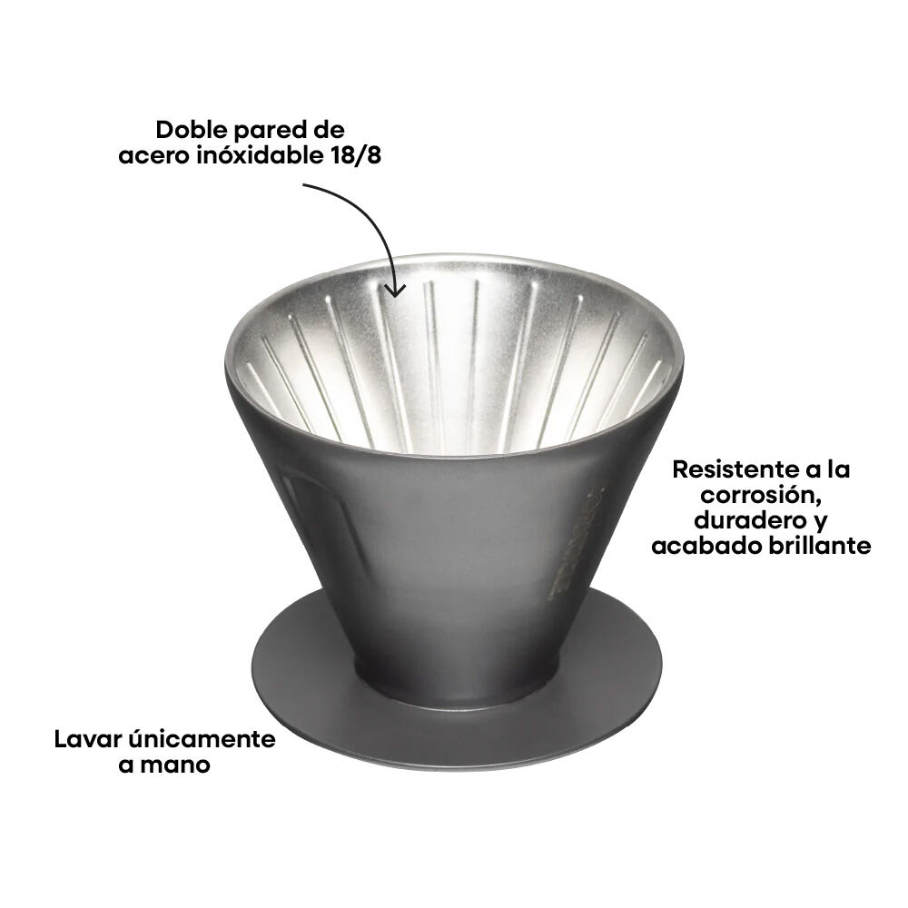 Set De Café Pour Over Ceramic Slate image number 2.0