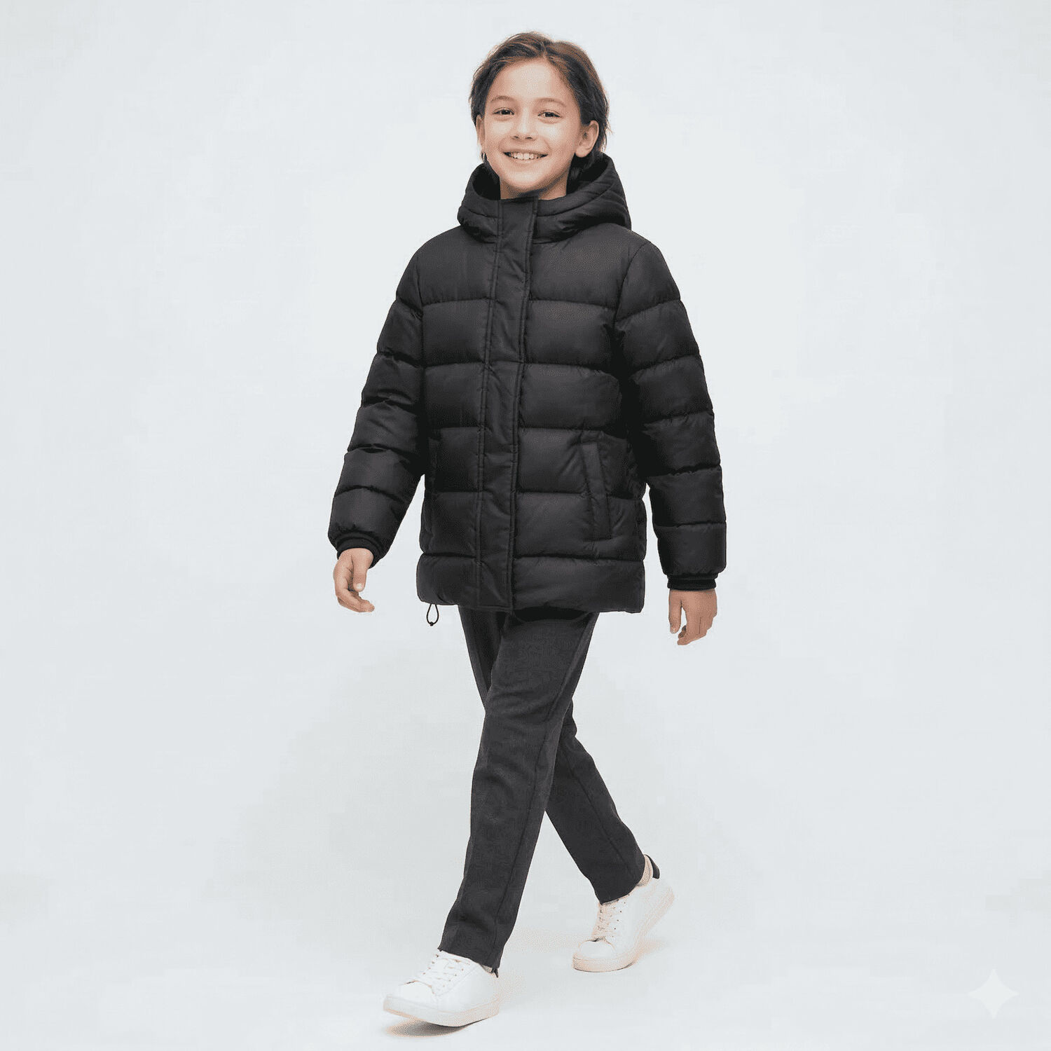Parka Ni&ntilde;o Invierno Acolchada Capucha Termica Abrigo Escolar image number 0.0
