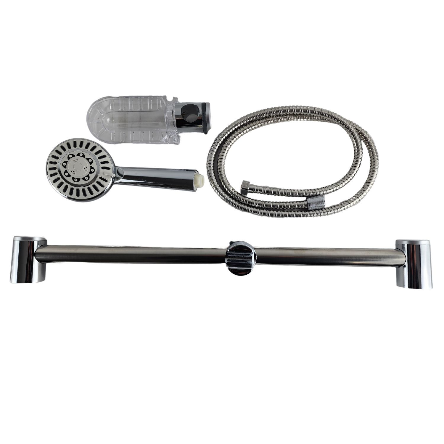 Kit Ducha Variable Manguera 150cm Jabonera Barra Ajustable image number 0.0