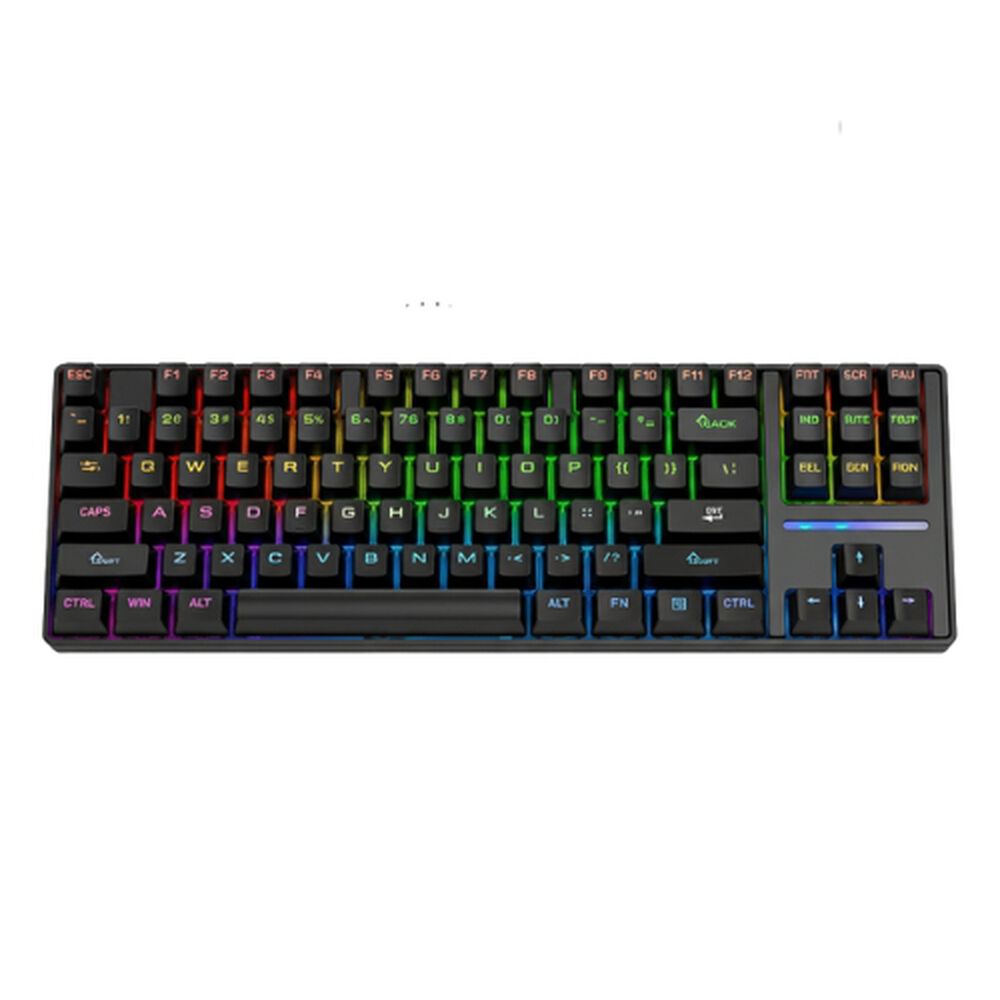 Teclado Gamer Sk16 Qwerty Con Luz Rgb 87 Teclas Mecanico image number 0.0