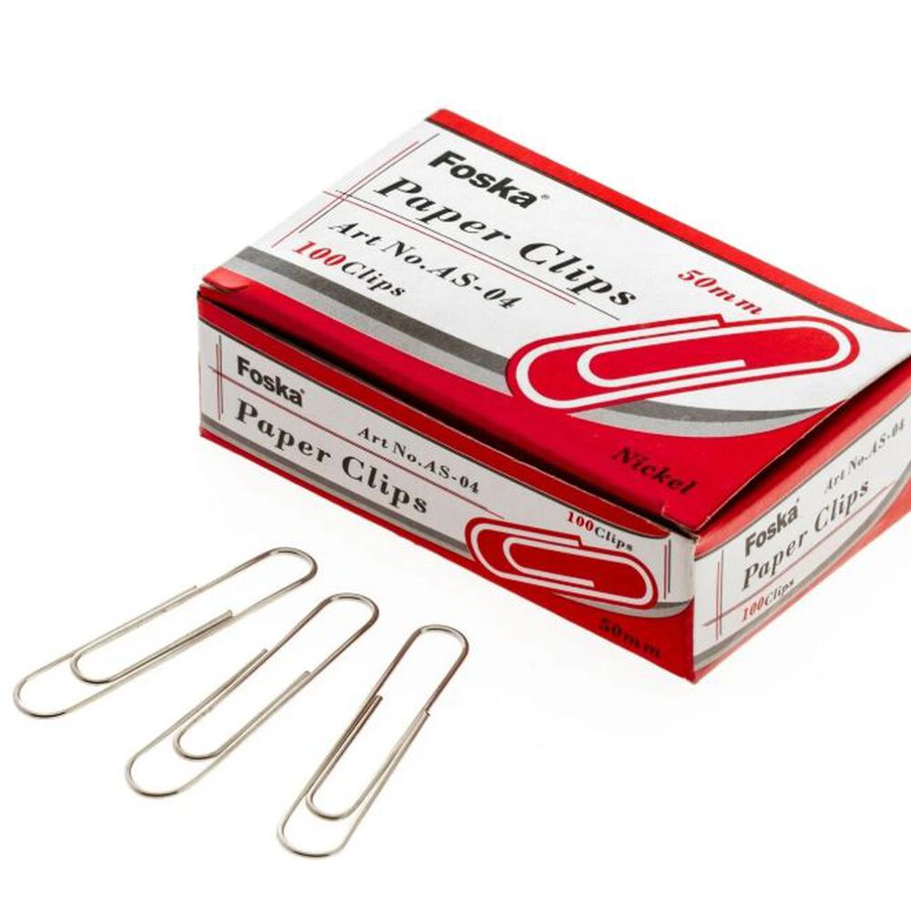 Clips 50mm 100 Unidades As-04 Foska image number 1.0