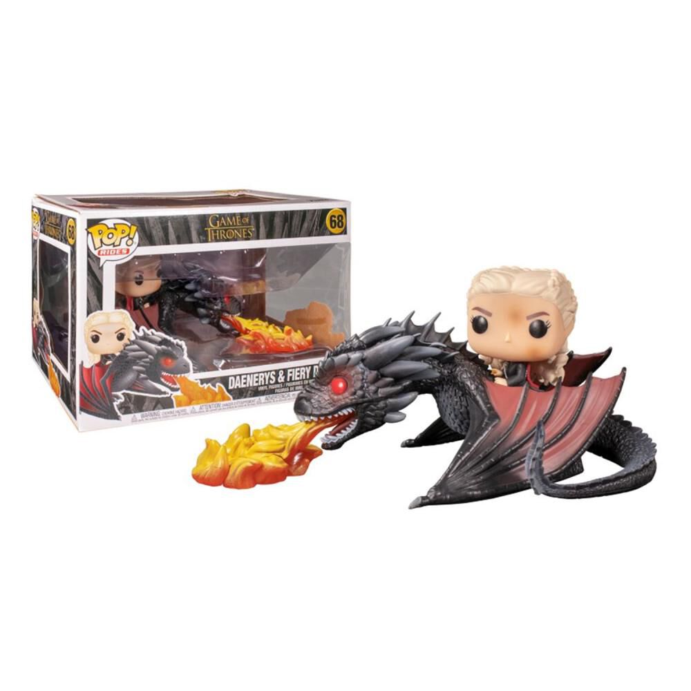 Figura De Acción Funko Pop Rides Game Of Thrones Daenerys On Fiery Drogon image number 0.0