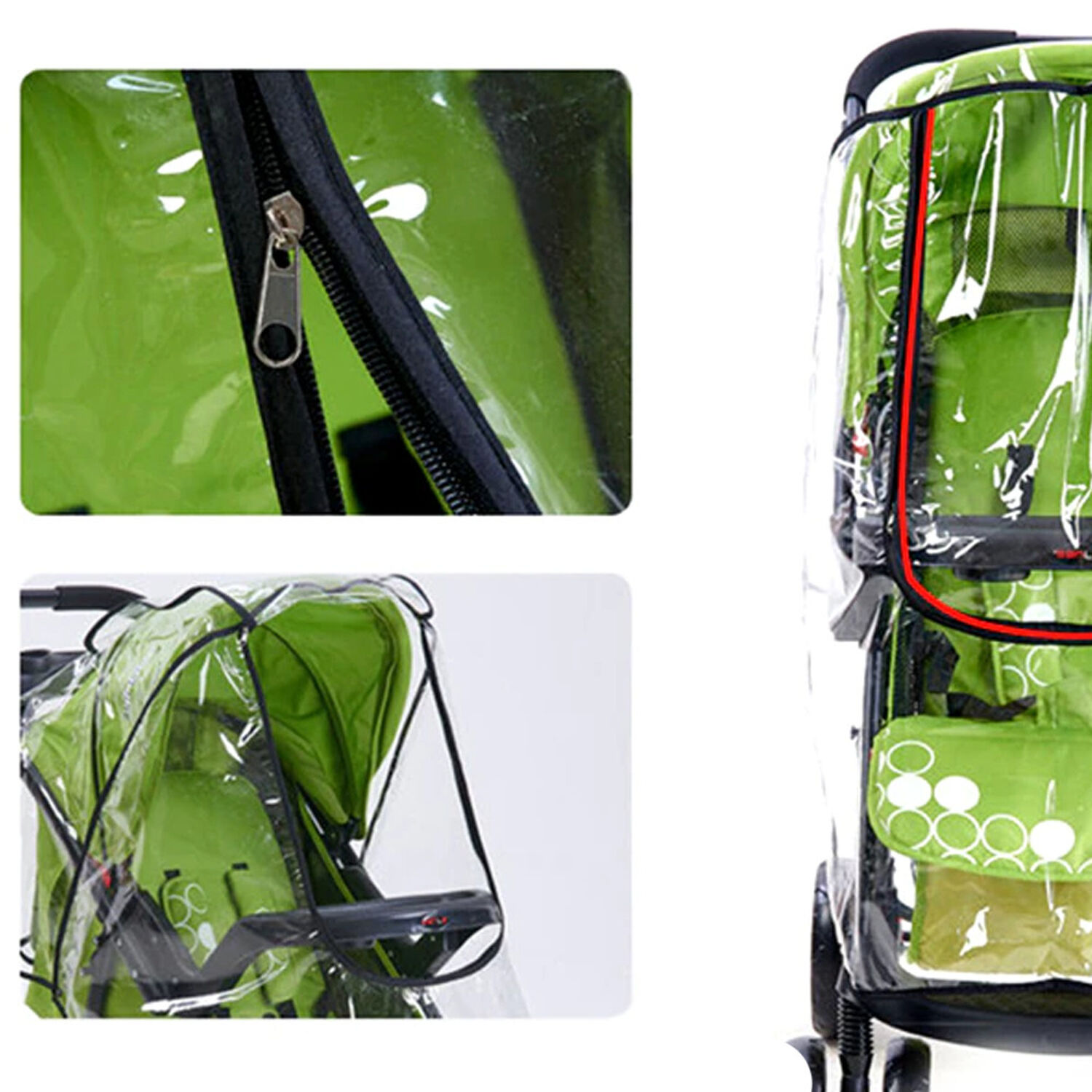 Funda Cochecito Impermeable Protector Viento Lluvia Ventana image number 1.0