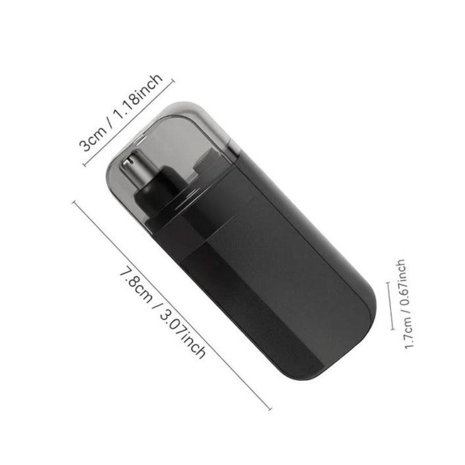 Recortadora De Pelos Nariz Y Oreja Port&aacute;til Recargable Usb image number 1.0