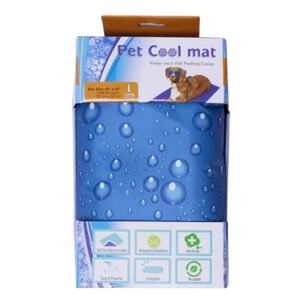 Manta De Gel Frio Refrescante Talla L 90x50cm Perros Gatos Dise&ntilde;o Burbuja