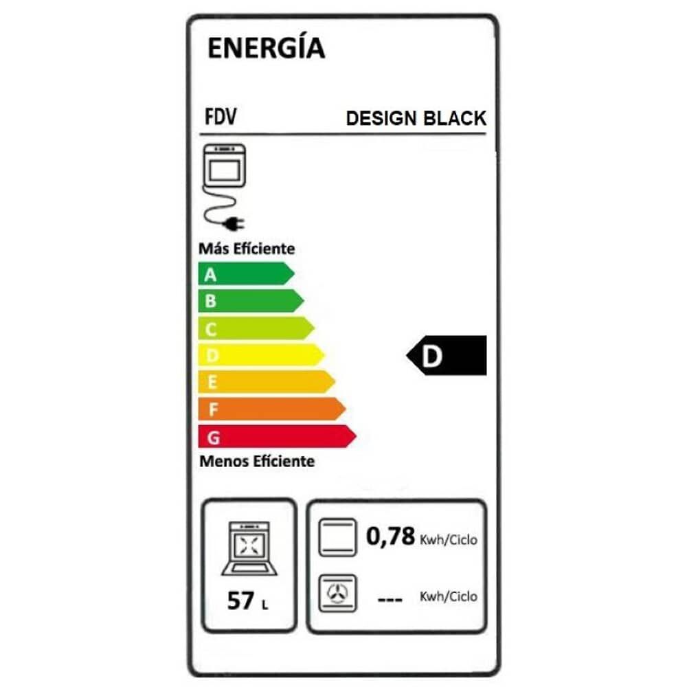 Horno Empotrado Design Black 57 Lts Fdv image number 6.0