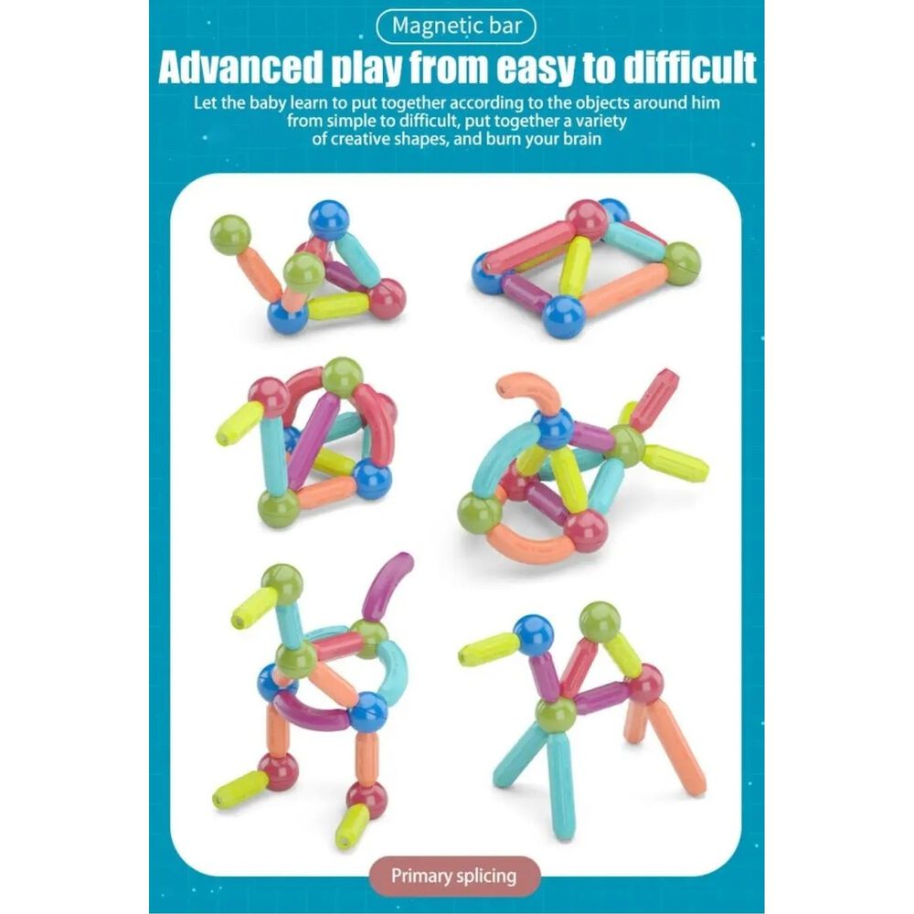 Set Juguete De Imanes Didácticos Para Niños 42 Piezas image number 8.0