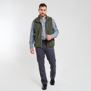 Polerón Liso Regular Sin Mangas Cuello Alto Hombre Herald
