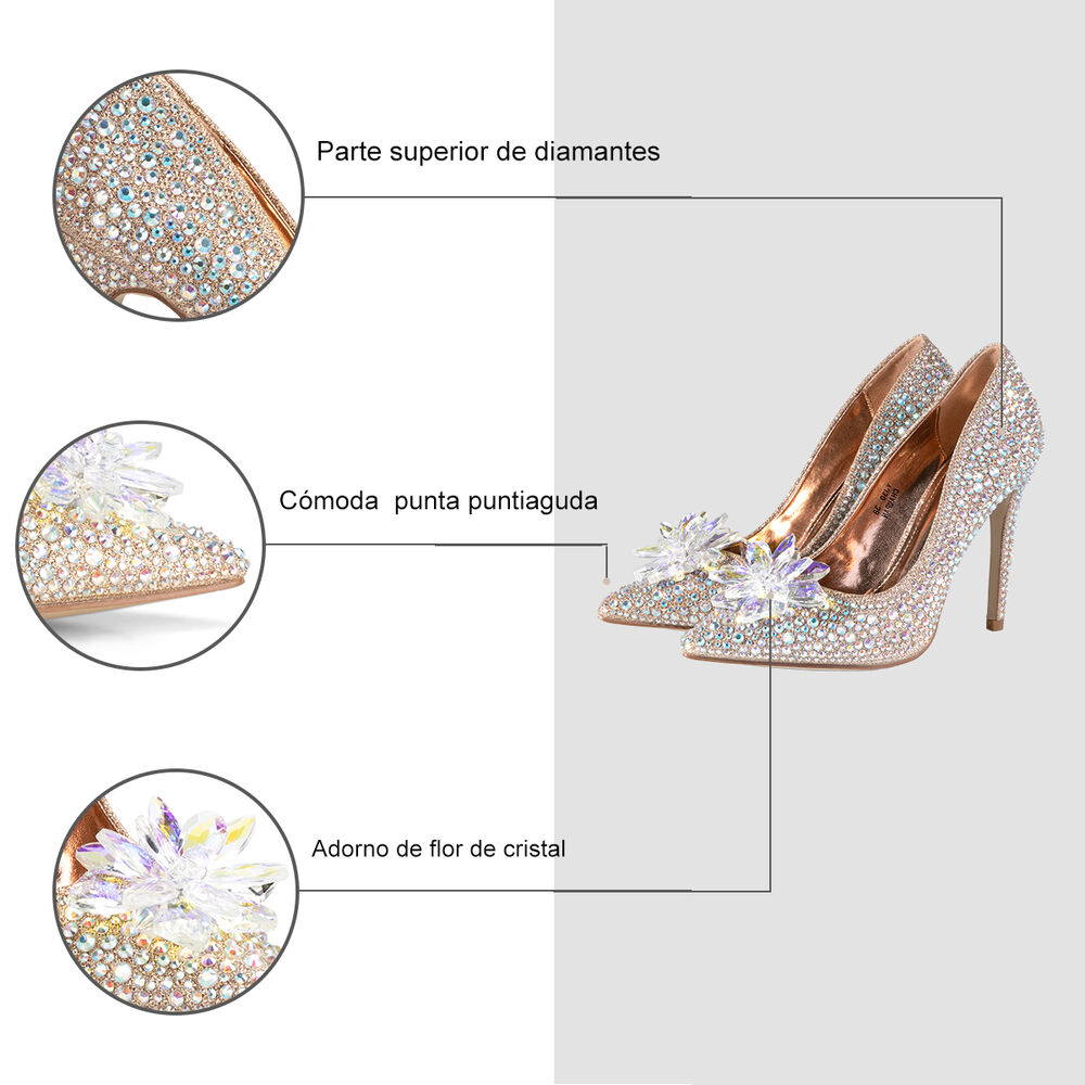 Zapatos Taco Alto Champan Fiesta Yj30 Weide image number 6.0