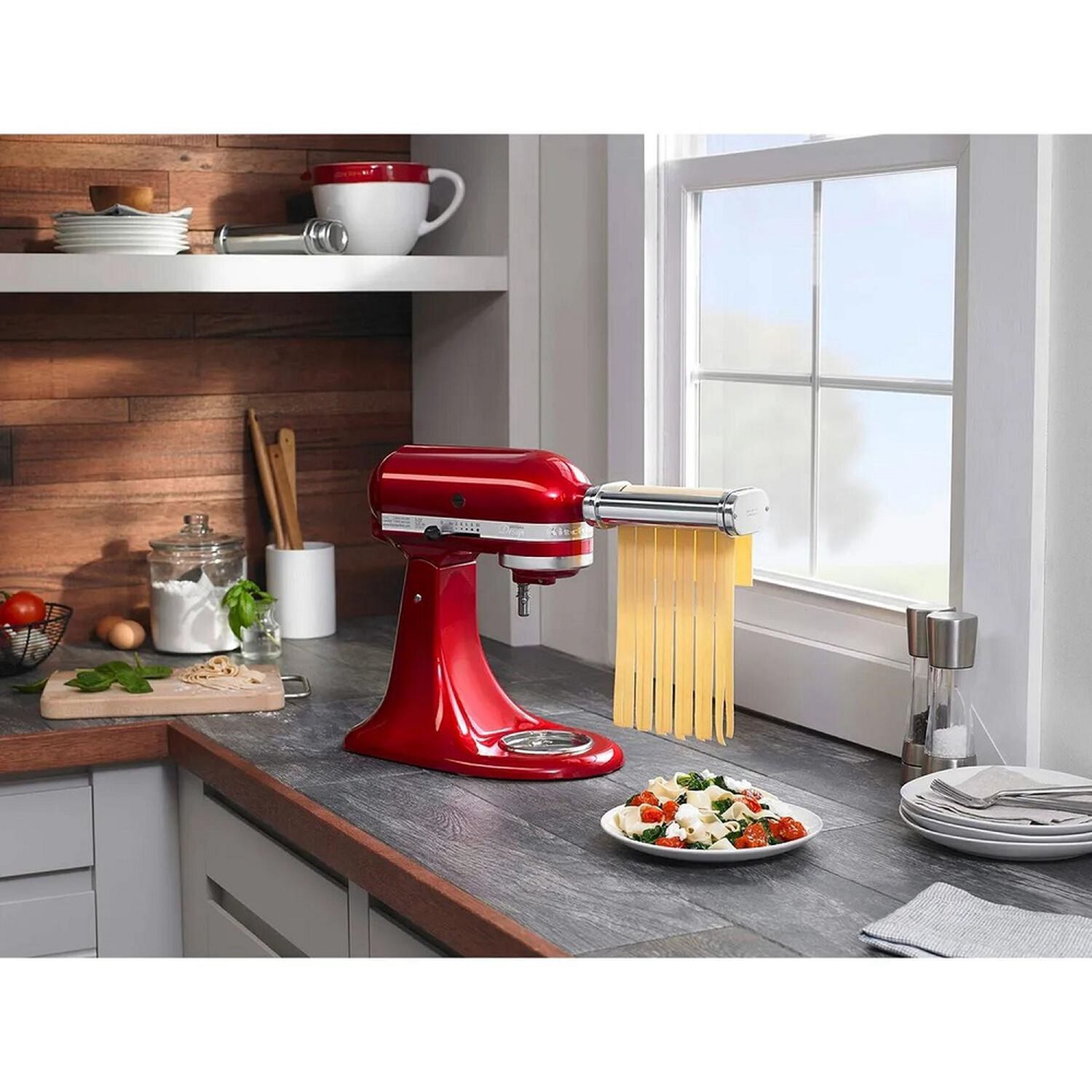 Cortador De Pasta Kitchenaid Pack X2 Ksmpca Plateado Original image number 2.0