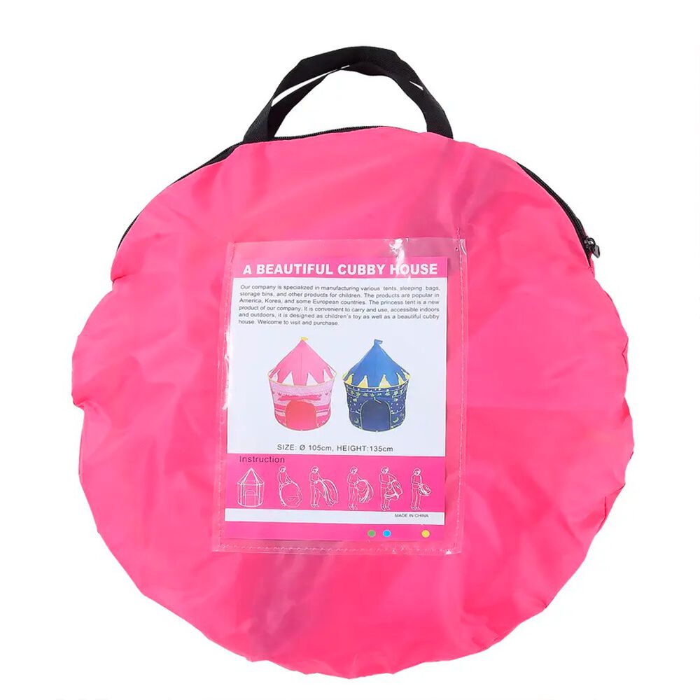 Carpa Tienda Juegos Castillo Para Niños Rosa image number 4.0