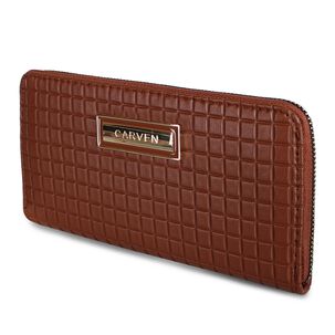Billetera Mujer Nina Café Carven Paris