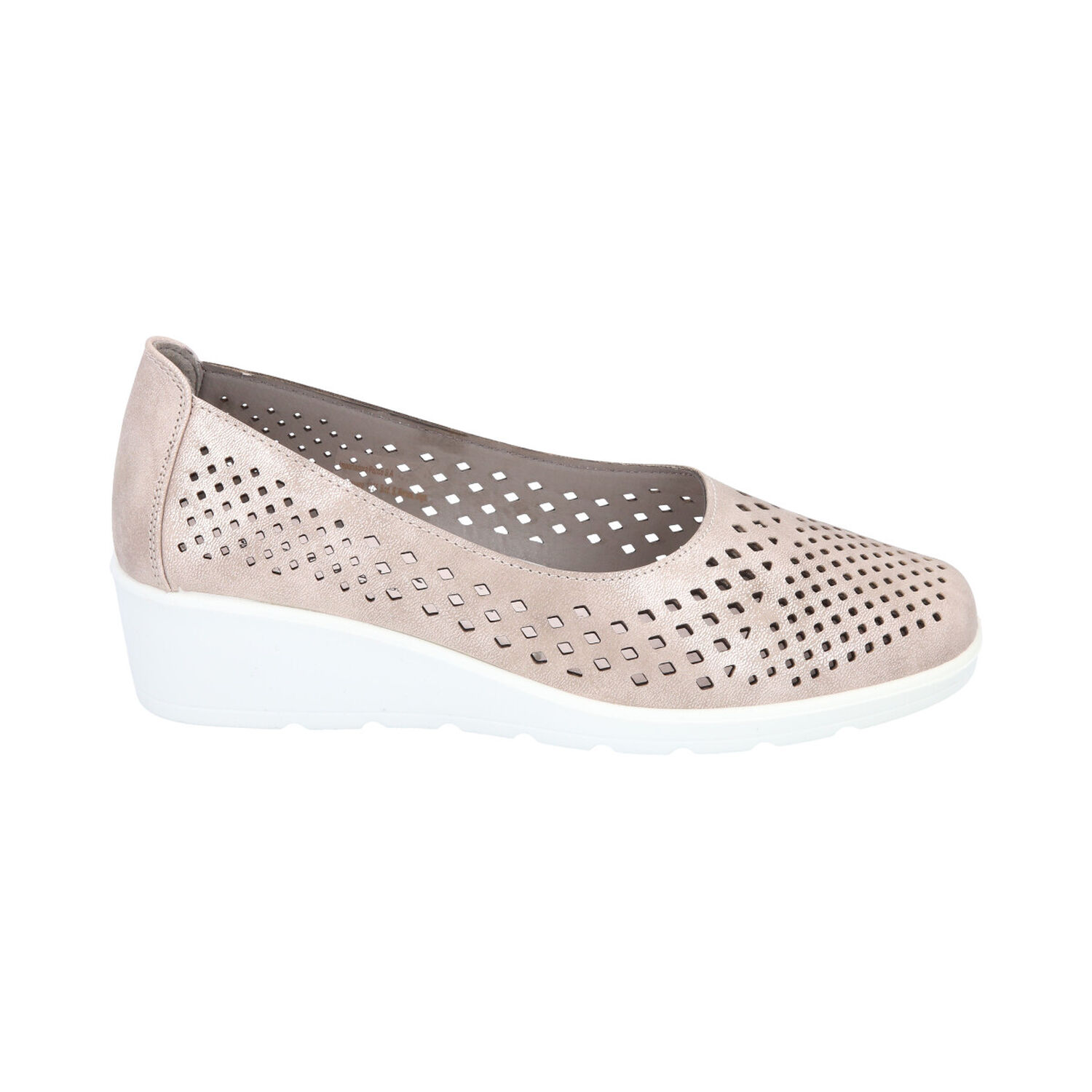 Zapato Mujer Dorado Confort Police image number 0.0