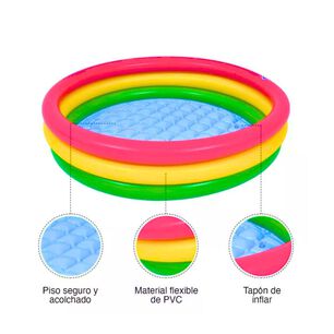 Piscina Infantil Inflable 150x35cm Verano Resistente Ni&ntilde;os