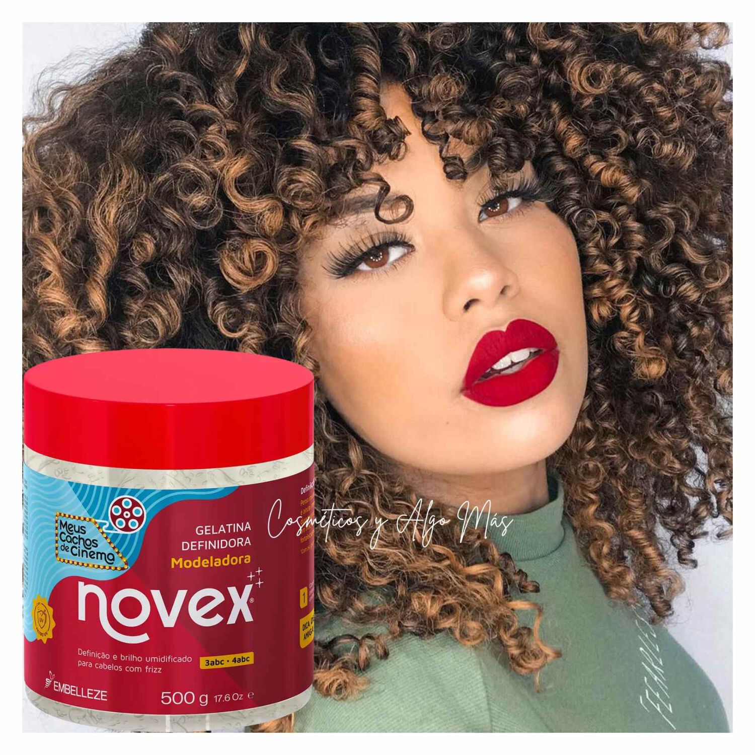 Novex Rizos De Cine Efecto Modelador Gelatina 500ml image number 0.0