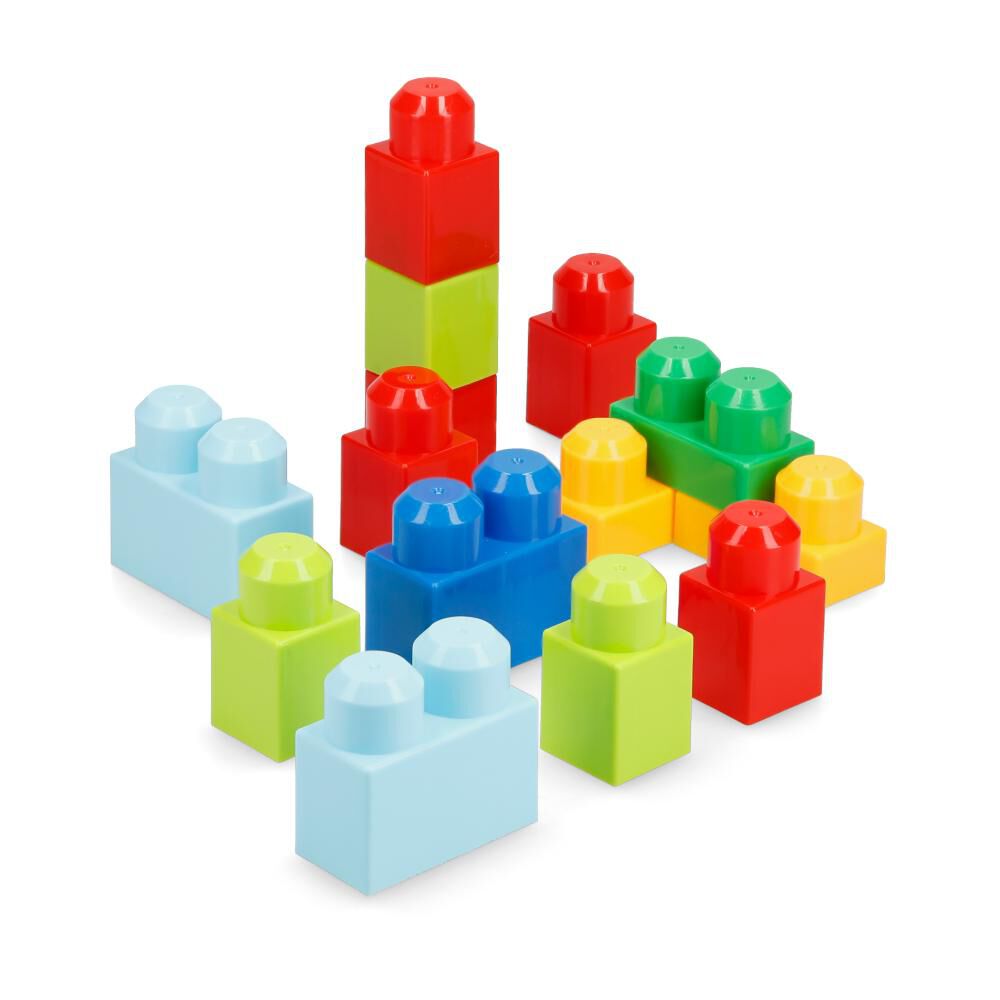 Bloques Armables Happy Line 80 Piezas En Bolsa image number 1.0